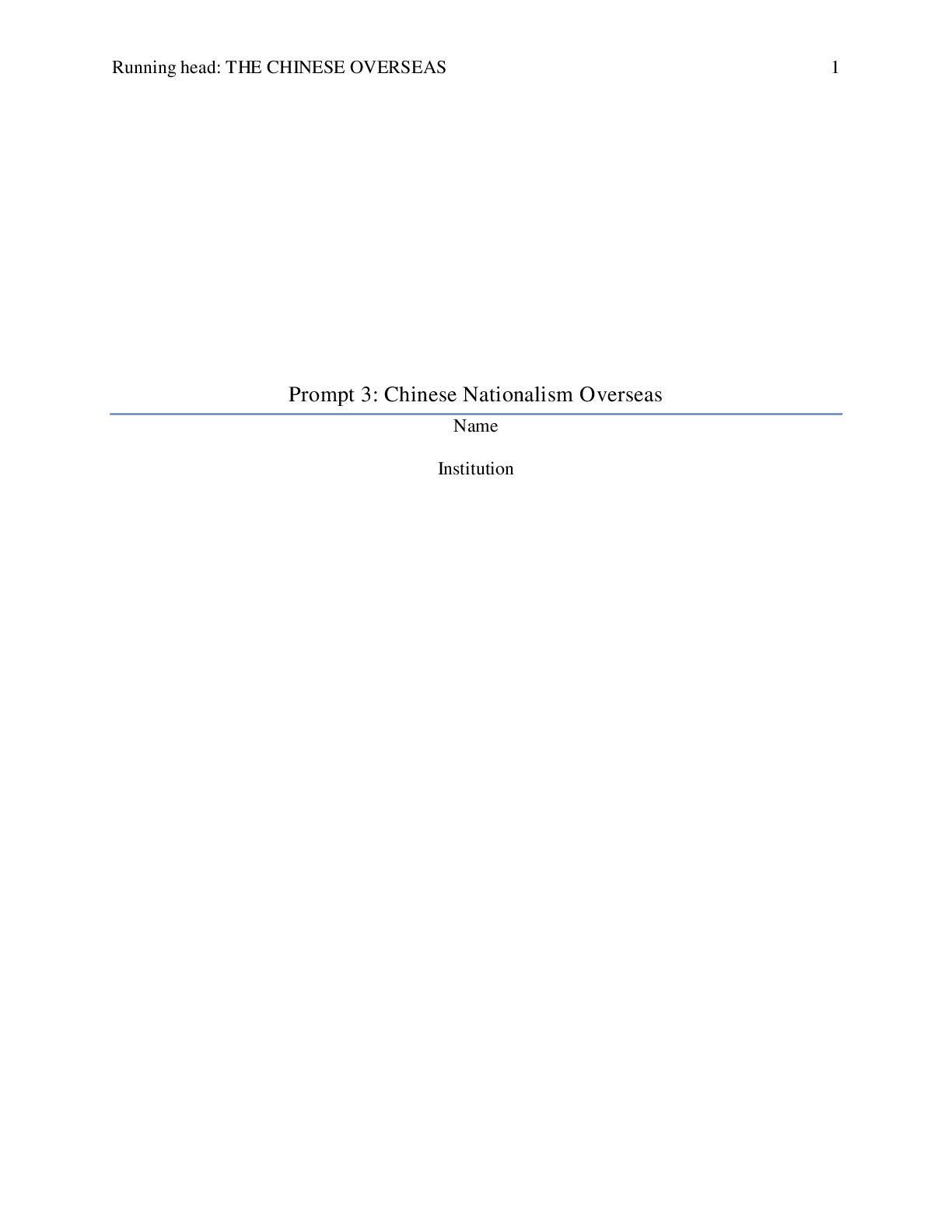 Preview image for Chinese Nationalism Overseas